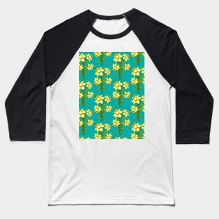 Daffodil Pattern Baseball T-Shirt
